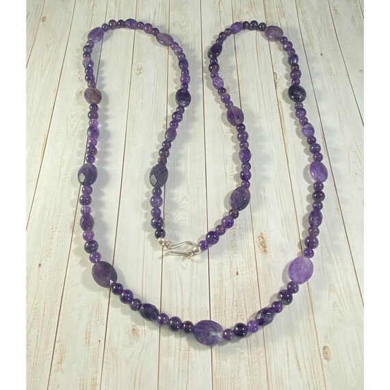 Jay King DTR Necklace 925 Amethyst Beaded Southwe… - image 2