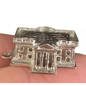 The White House Sterling Charm Silver Charm Vintage 3D Fine Detailed Solid 6.0g