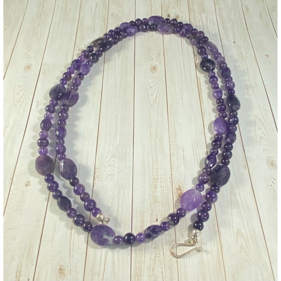 Jay King DTR Necklace 925 Amethyst Beaded Southwe… - image 7