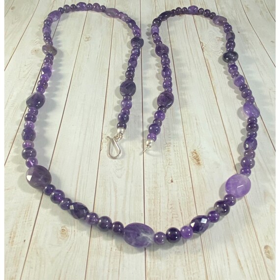 Jay King DTR Necklace 925 Amethyst Beaded Southwe… - image 5