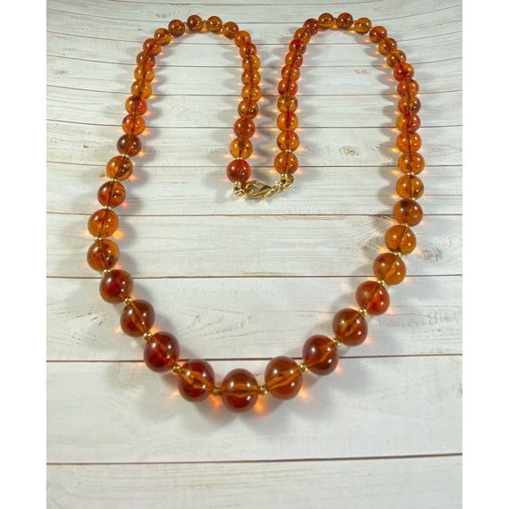 Joan Rivers Necklace Chunky Lucite Beaded Vintage… - image 3