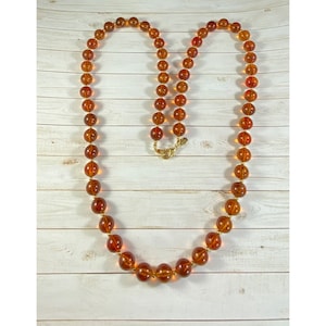 Joan Rivers Necklace Chunky Lucite Beaded Vintage Signed