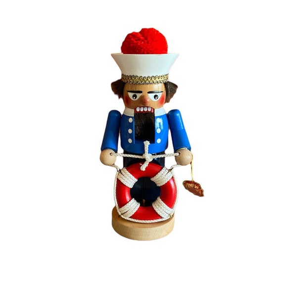 STEINBACH German Nutcracker CHUBBY SAILOR Lifeguard 12 S1321 W/tags Etsy