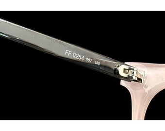 Designer FENDI FF 0254 807 Black Eyeglasses 254 53mm - Etsy display picture 1
