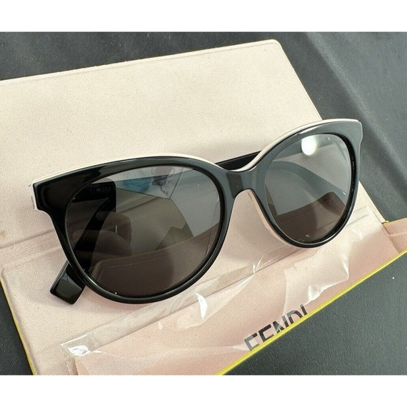 Designer FENDI FF 0254 807 Black Eyeglasses 254 5… - image 5