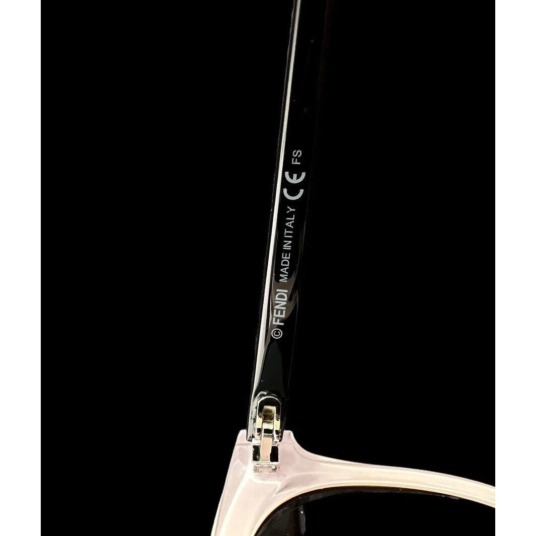 NWT Fendi FF0254 0807 Black Oval 53mm Eyeglasses Designer FENDI FF 0254 807 Black Eyeglasses 254 53mm - Etsy main image 2