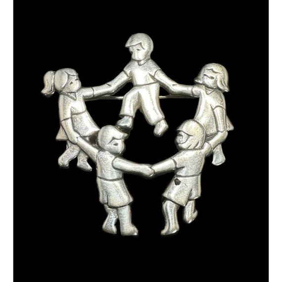 JAMES AVERY 925 Sterling Silver Children Holding … - image 7