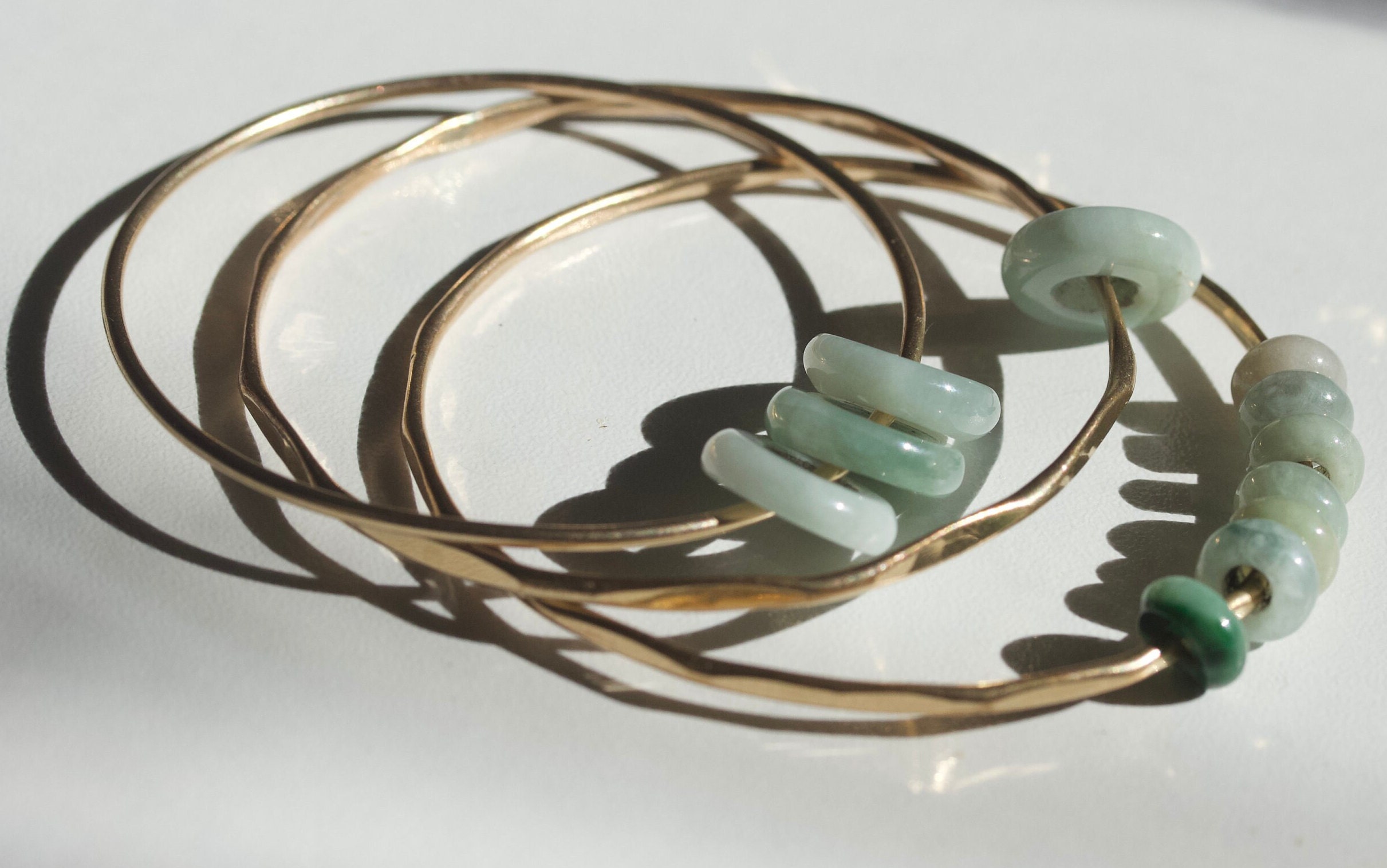 Original Ming's of Honolulu 14 Karat Gold Bangle Bracelet
