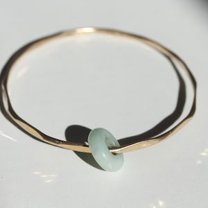 Hawaii Style Jade Bangle