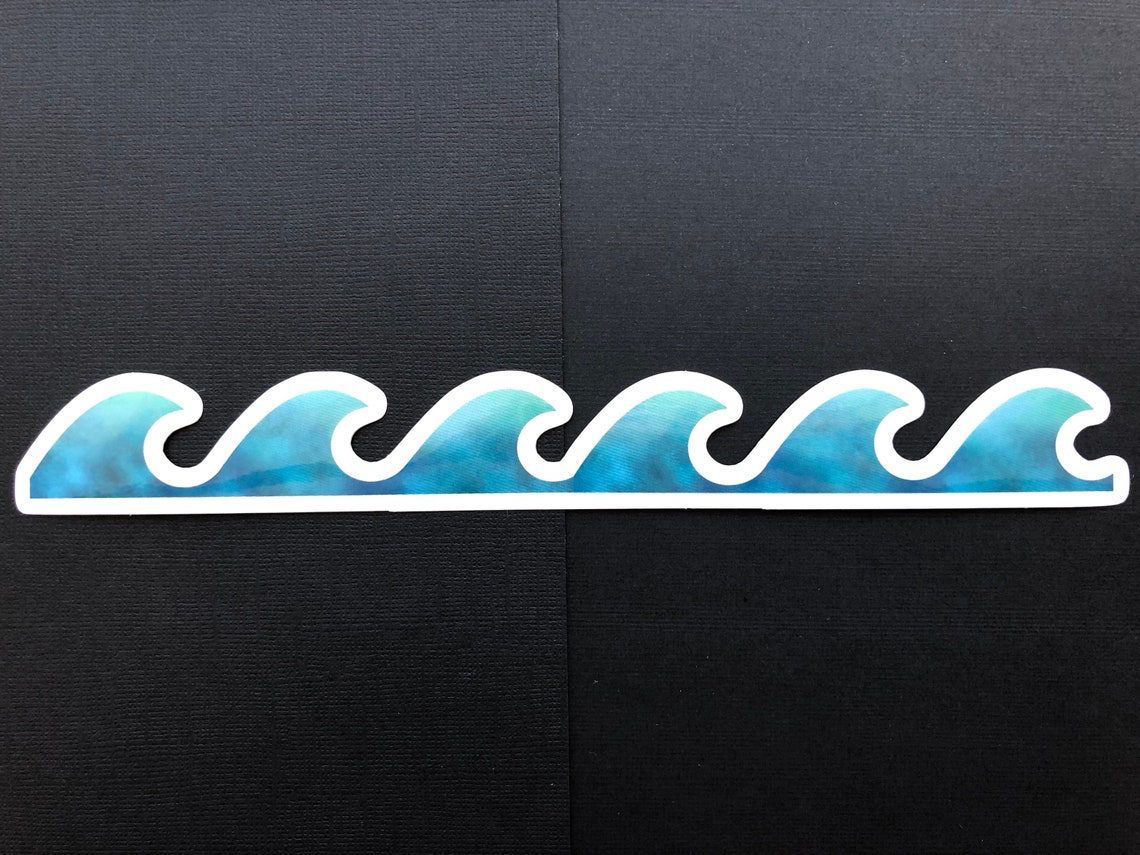Wave Sticker Etsy