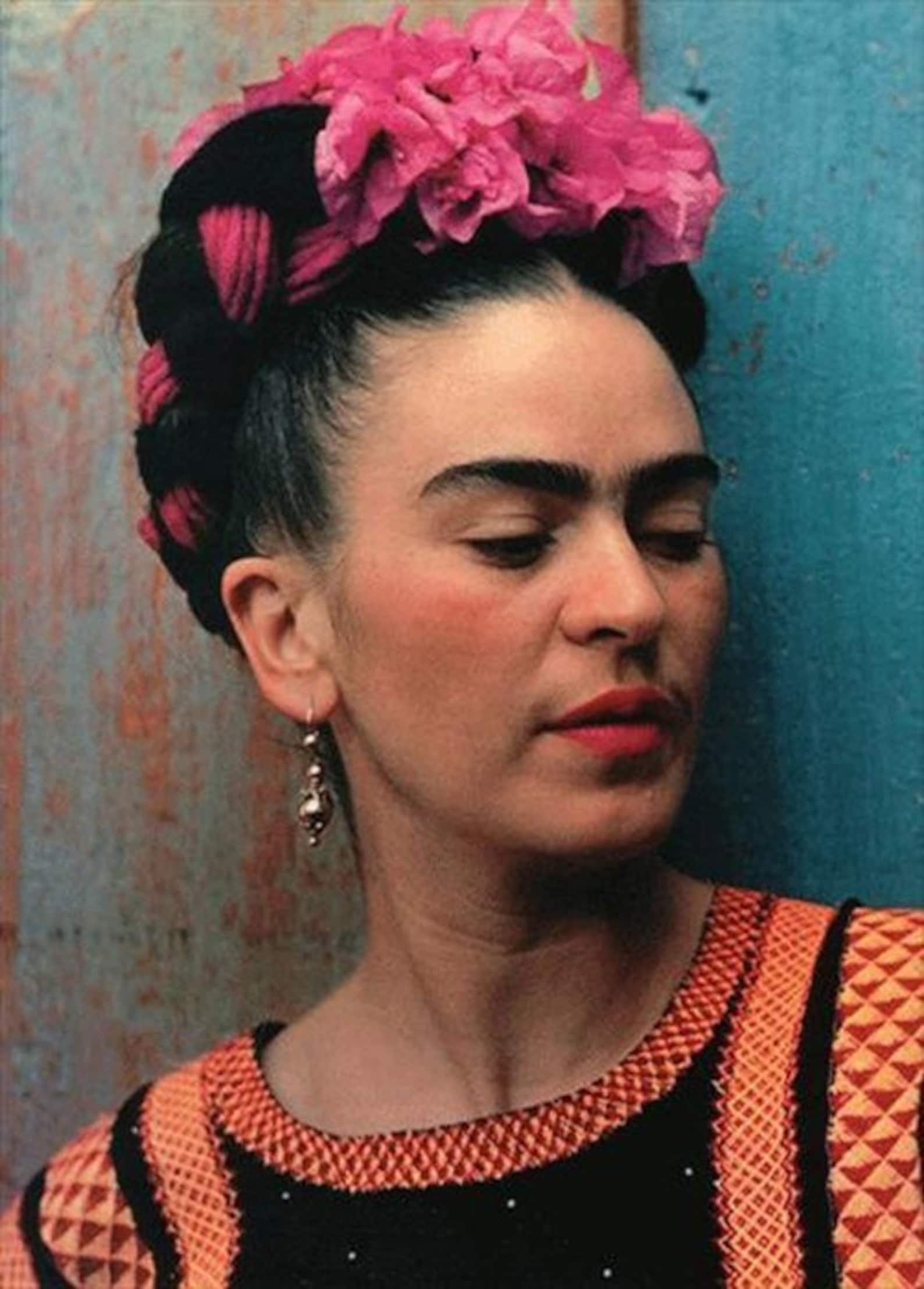 Frida Kahlo inspired abstract painting inspiration from | Etsy