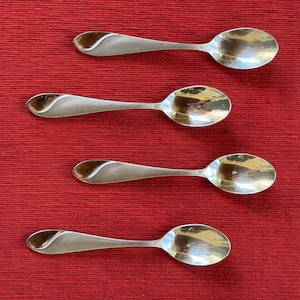 VTG Pfaltzgraff Sand And Seas Flatware Set of 4 Teaspoons Discontinued MCM 18/10