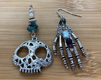 Gothic Skeleton Earrings