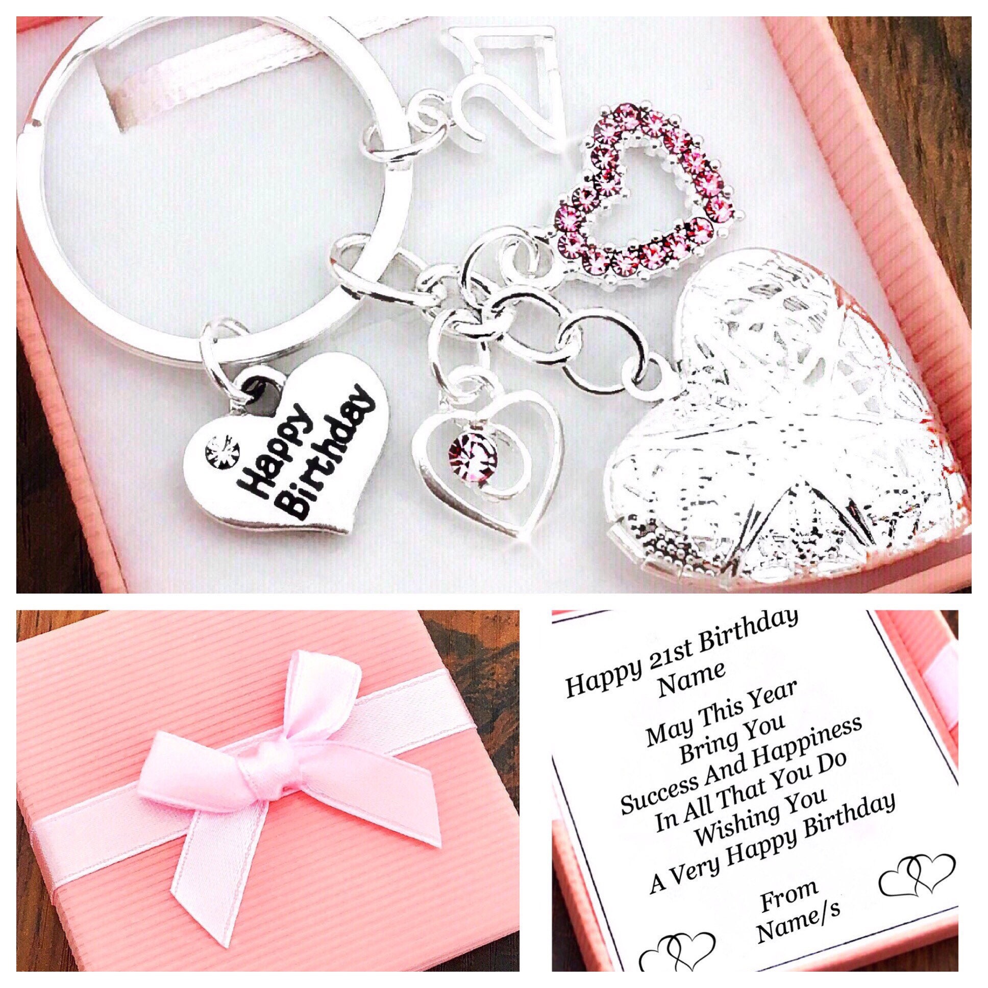 Happy 80th Birthday Gift 80th Keepsake Gift Pink Heart | Etsy