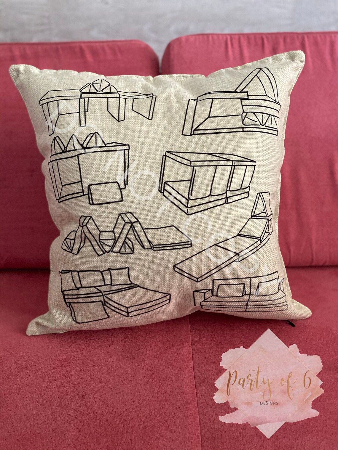 Nugget Pilow Nugget Couch Nugget Pillow Case ONLY FREE Etsy