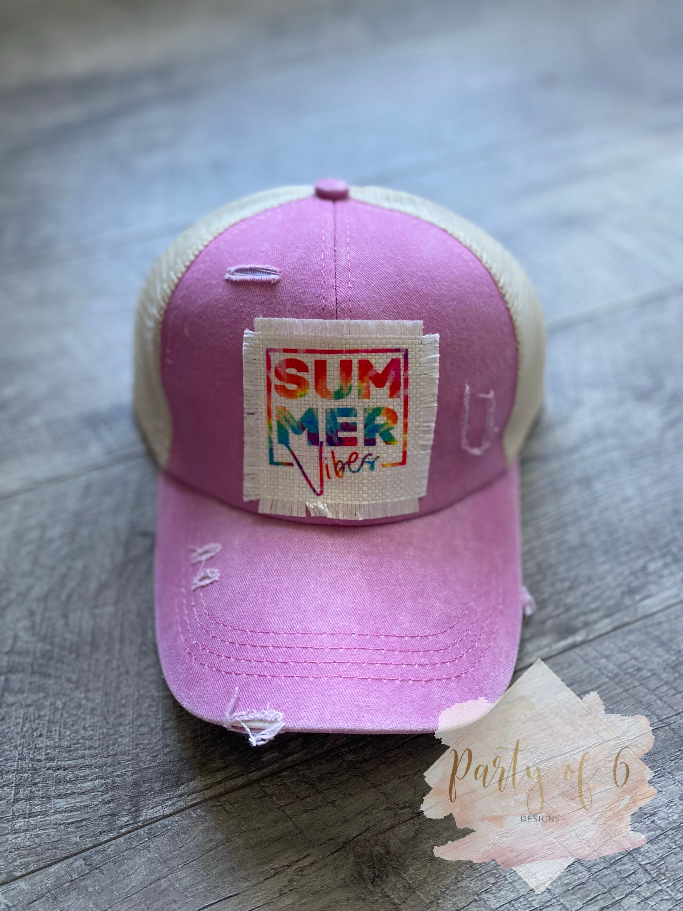 Summer vibes womens hat patch hat Etsy