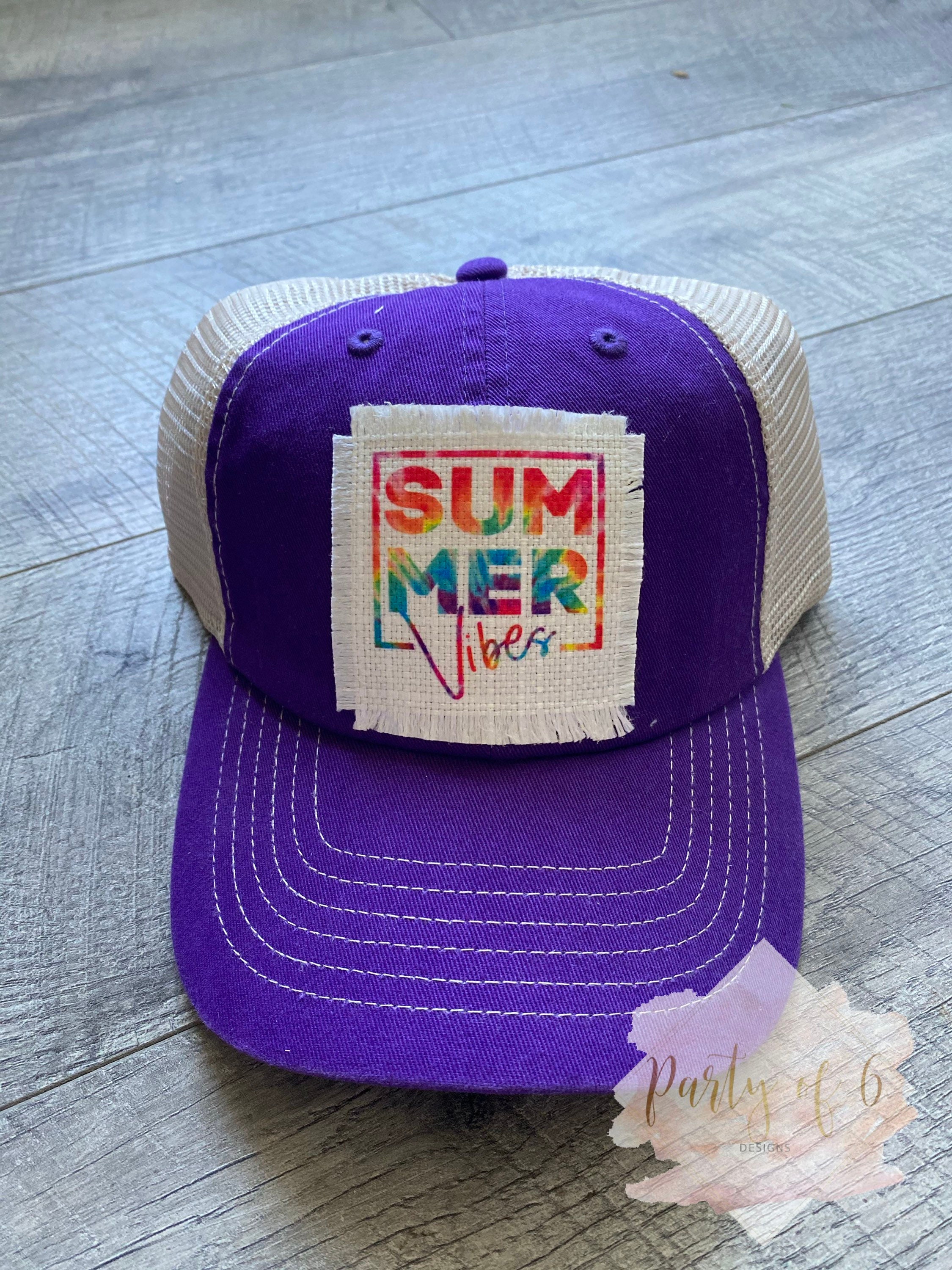 Summer vibes womens hat patch hat Etsy
