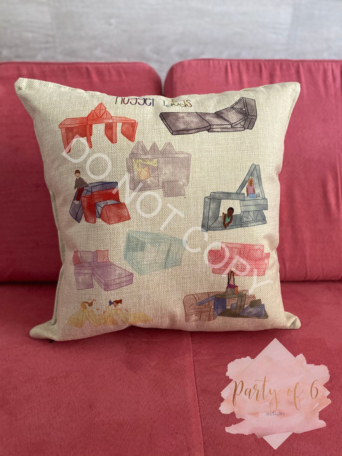 Nugget Pilow Nugget Couch Nugget Pillow Case ONLY FREE Etsy