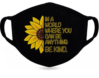 Download Sunflower Mask Etsy
