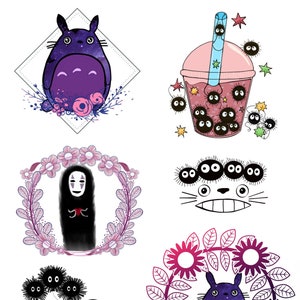 Spirited Away Stickers Studio Ghibli Stickers Anime Etsy
