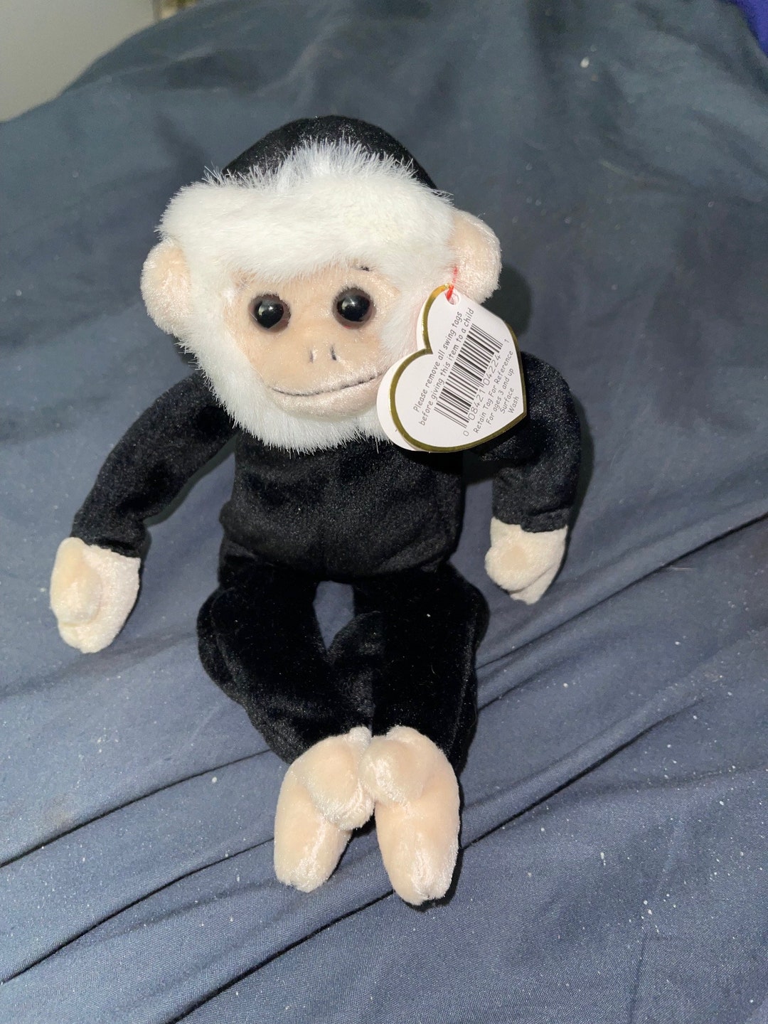 TY Beanie Baby Mooch the Monkey 1998 Retired Tag With Errors - Etsy