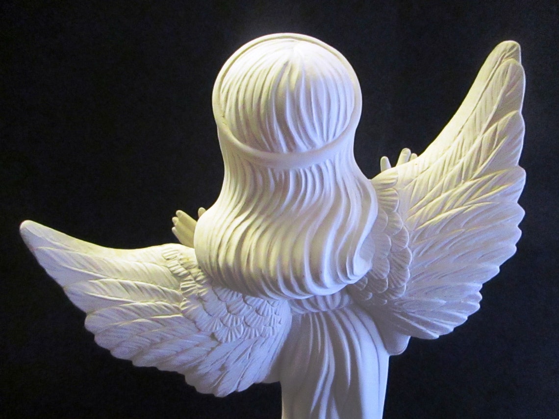 Unfinished Ceramic Angel Figurine | Etsy