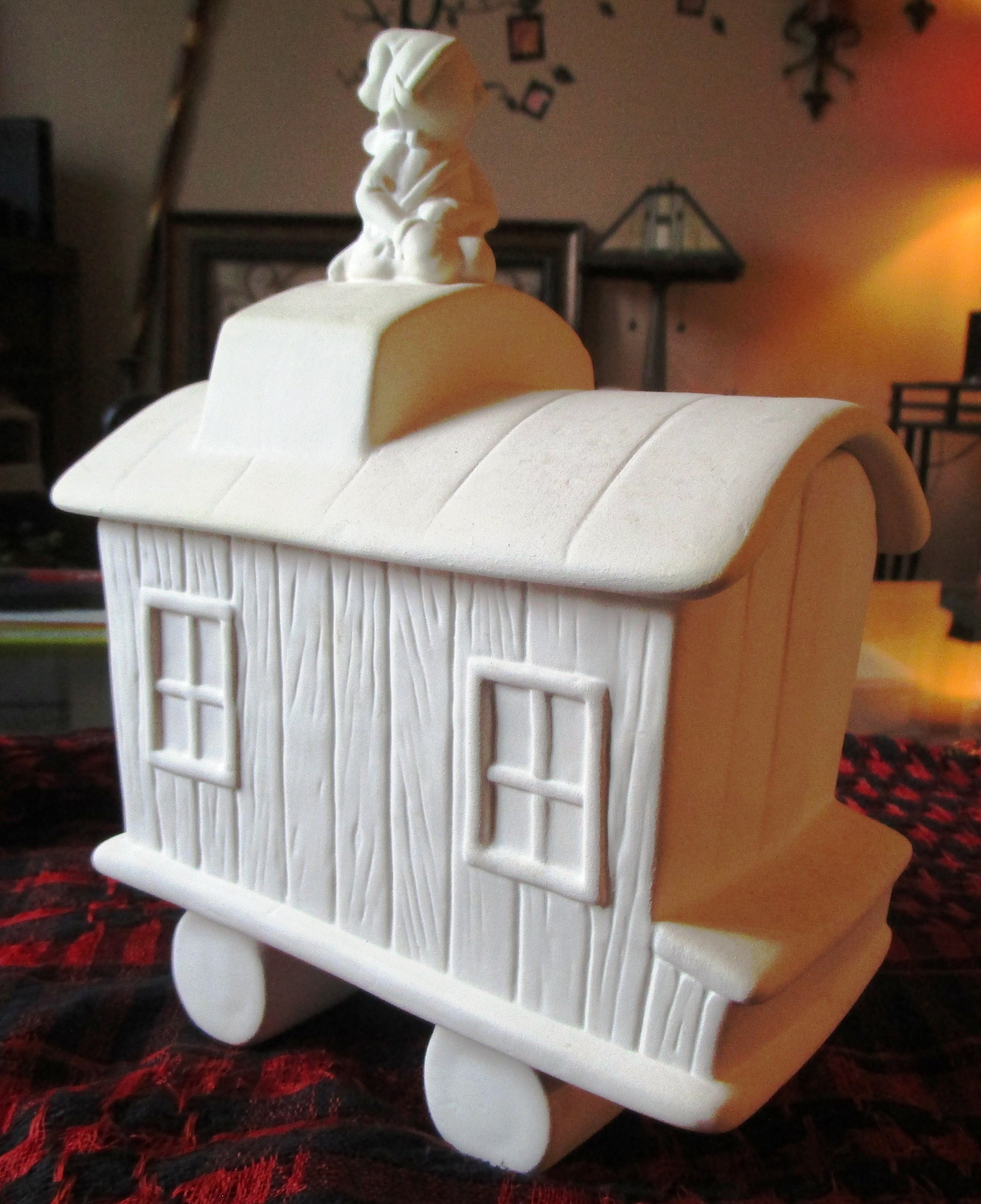 Ready To Paint Ceramic Train Cars Bisque Porcelain Etsy