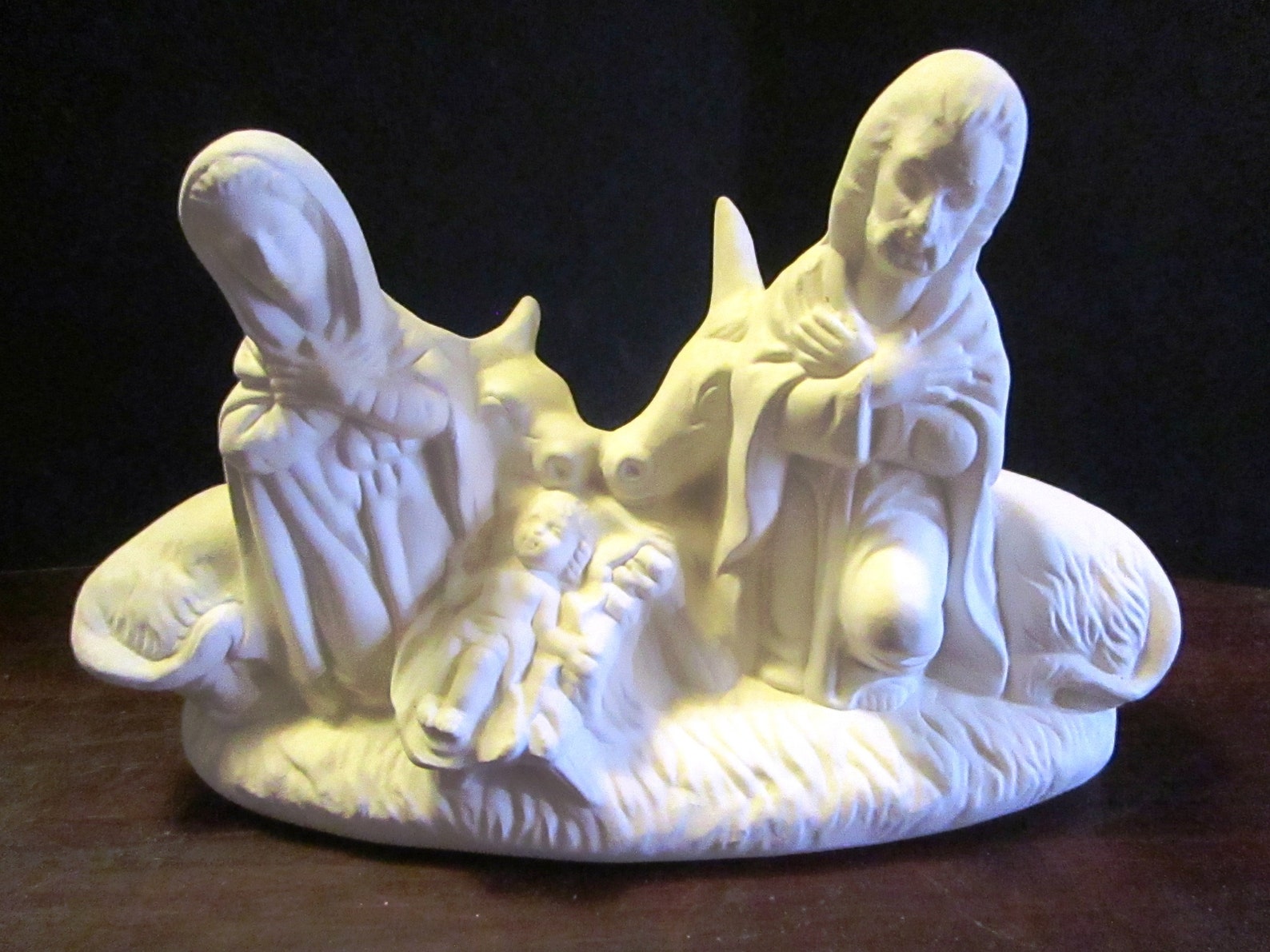 Unfinished Ceramic Nativity Figurine Etsy UK