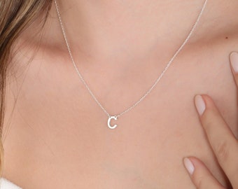 Collier initial, Collier de lettres, Collier d’or, Collier de nom personnalisé, Cadeaux de femme, Cadeaux pour maman, Cadeau de maman, Cadeau d’anniversaire pour elle