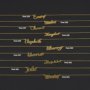 Collar con nombre personalizado, collar con nombre de oro, joyería con nombre personalizado, regalo perfecto para ella, regalo personalizado, regalos de Navidad, regalo de mamá