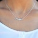 Nameplate Necklace - Modern Name Necklace - Personalized Name Necklace - Personalized Jewelry, Christmas Gift, Custom Name Jewelry 