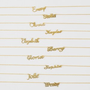 Collar con nombre personalizado - Regalo personalizado para ella - Collar con nombre - Collar con nombre personalizado - Día de la madre, mamá, mamá - Regalo de Navidad para ella