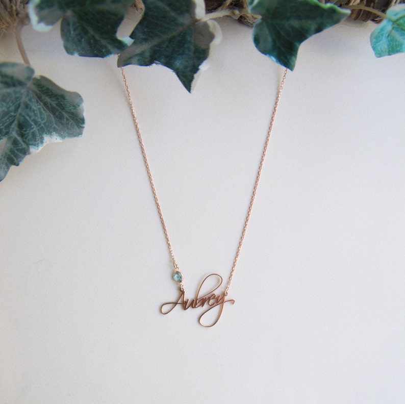 Nameplate Necklace Modern Name Necklace Personalized Name Necklace Personalized Jewelry, Christmas Gift, Custom Name Jewelry image 10