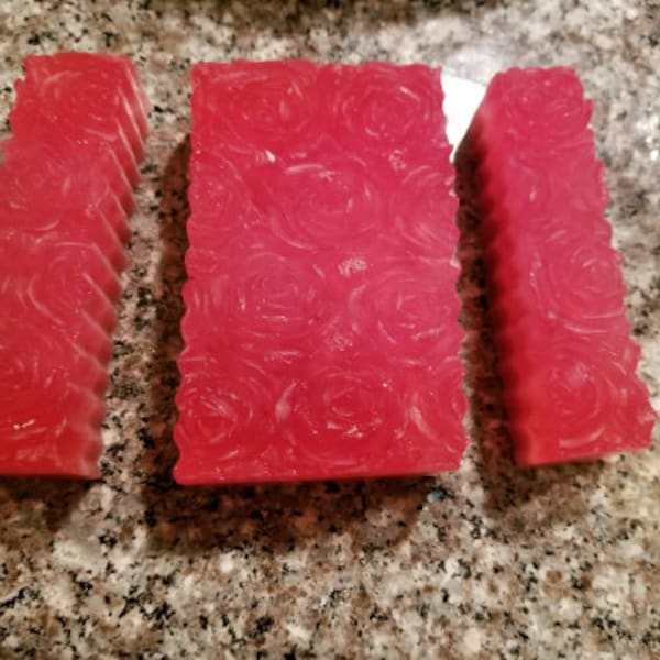 Peppermint Hand Poured, Goat Milk and Glycerin, Handmade Soap, Artisan Soap, Melt and Pour, Bar Soap, Bath, Beauty Products