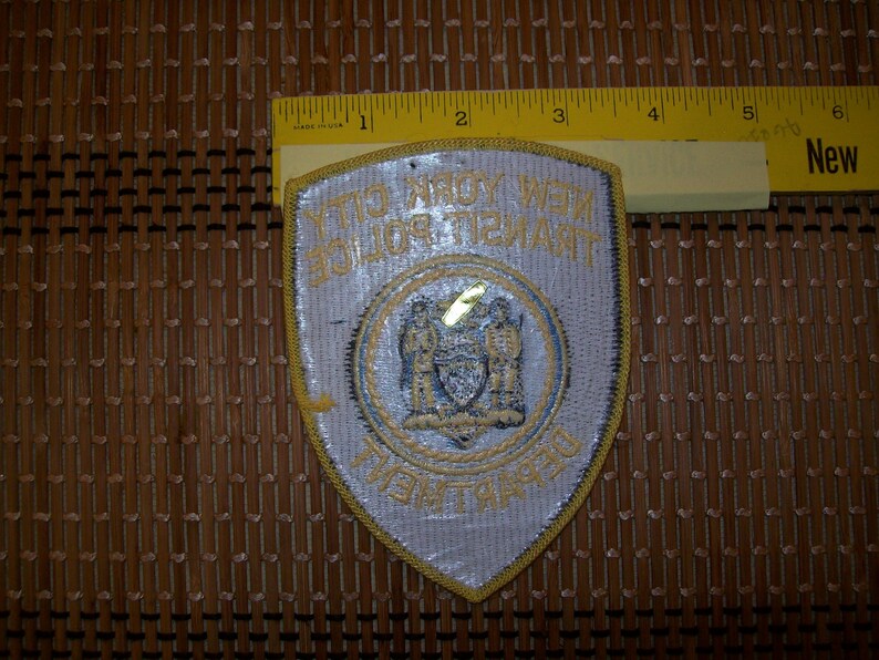 New York Transit Police Dept Uniform Patch