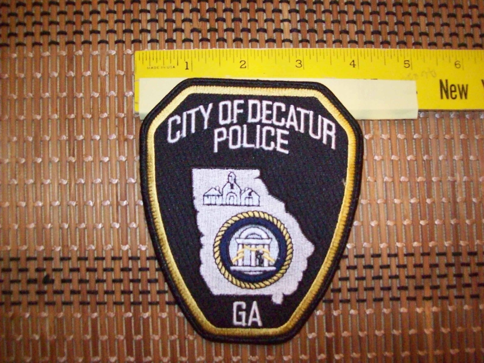 City of Decatur GA Police Uniform Patch Etsy UK