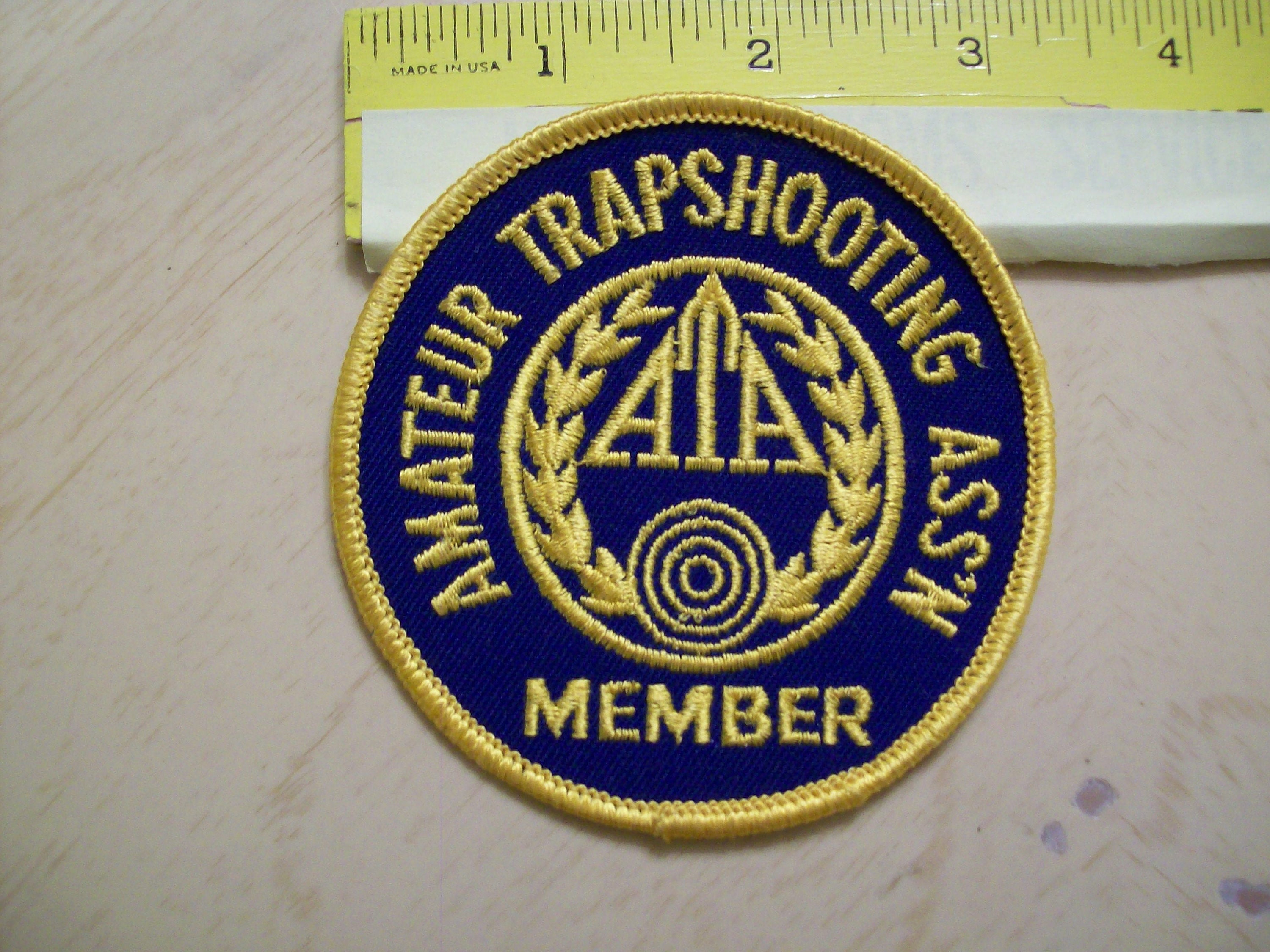 Amateur Trapshooting Association Member Vintage Patch Etsy