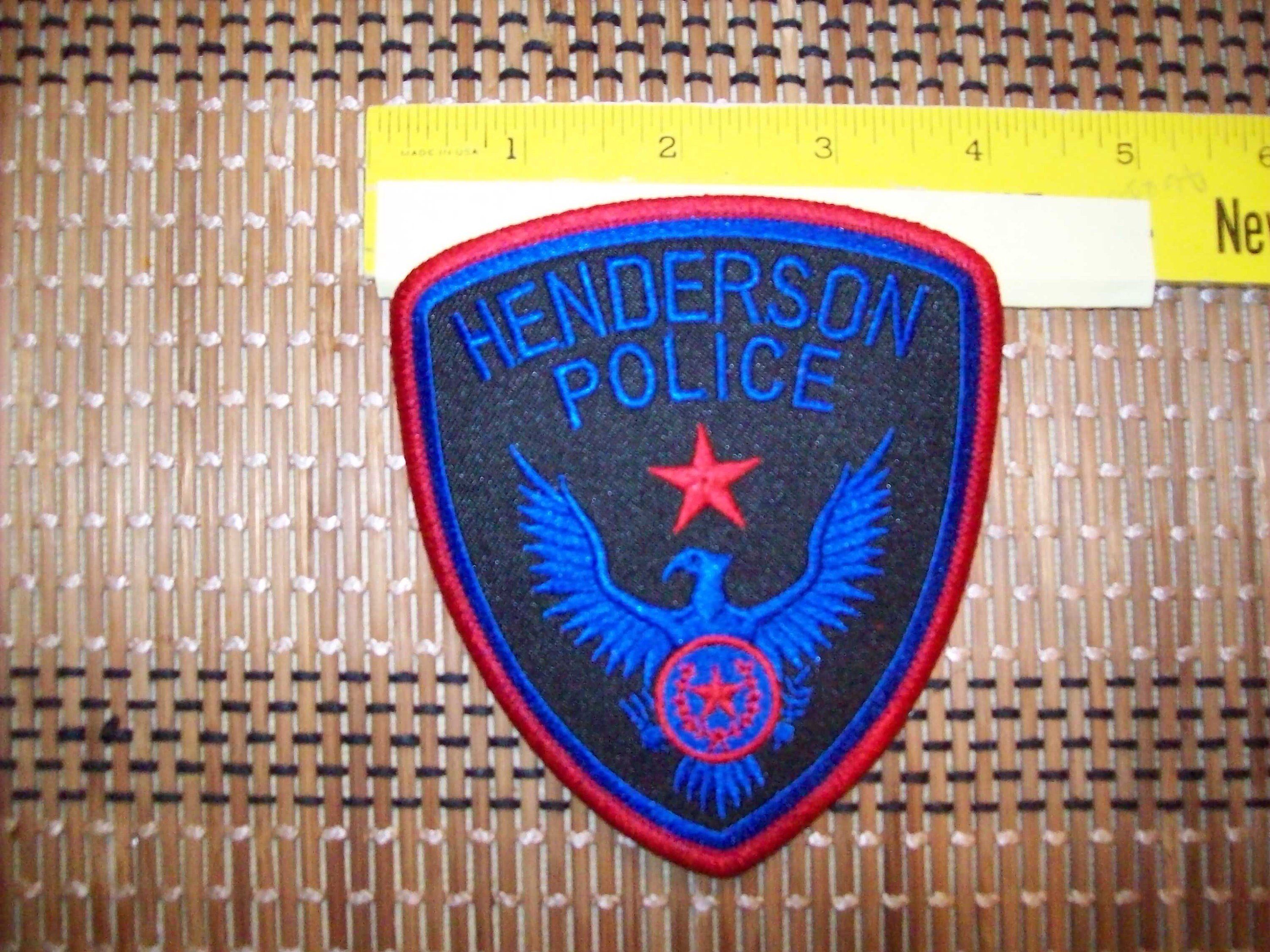 Henderson Police Uniform Patch Etsy UK