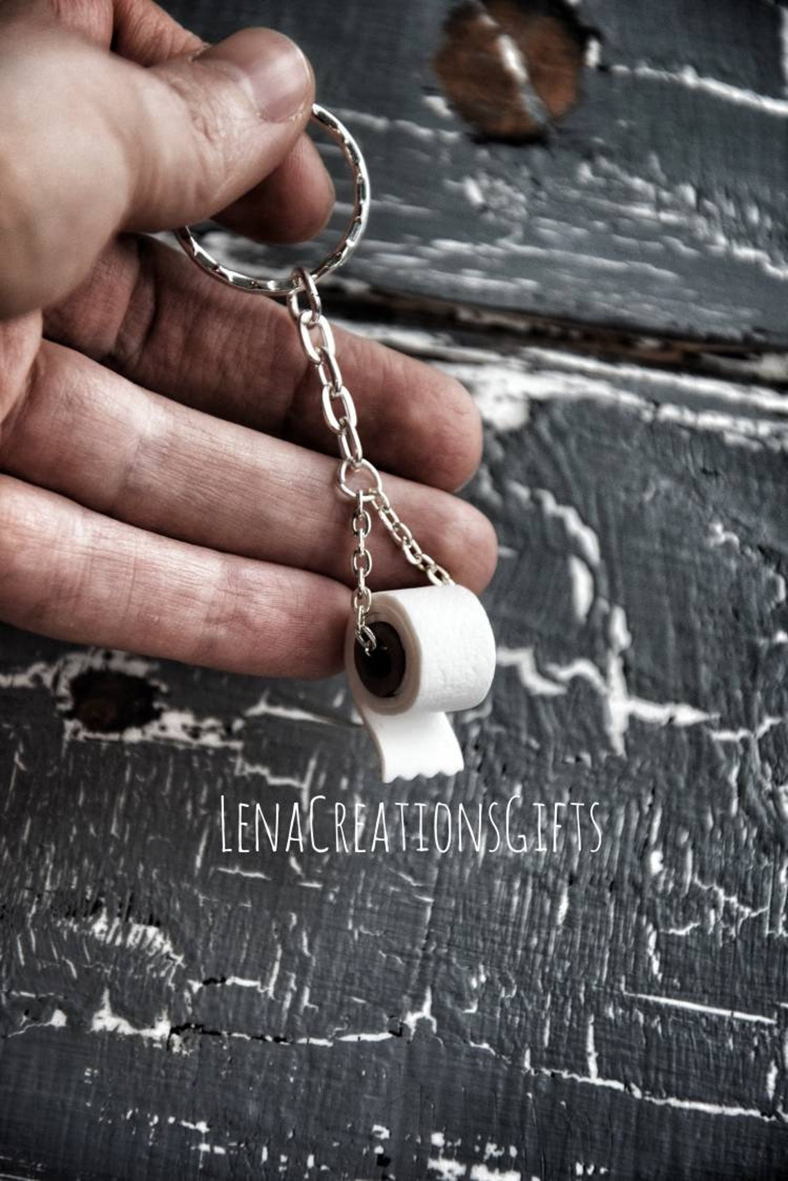 Toilet Paper Keychain Toilet Paper Charms Christmas gift Etsy