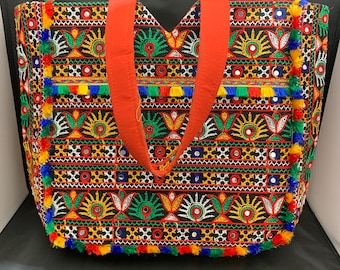 mirror work purse