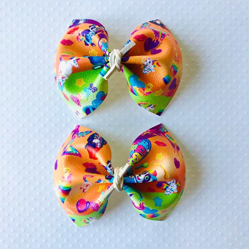 Orange Peace Sign /& Unicorn Piggy Set LISA FRANK Collection