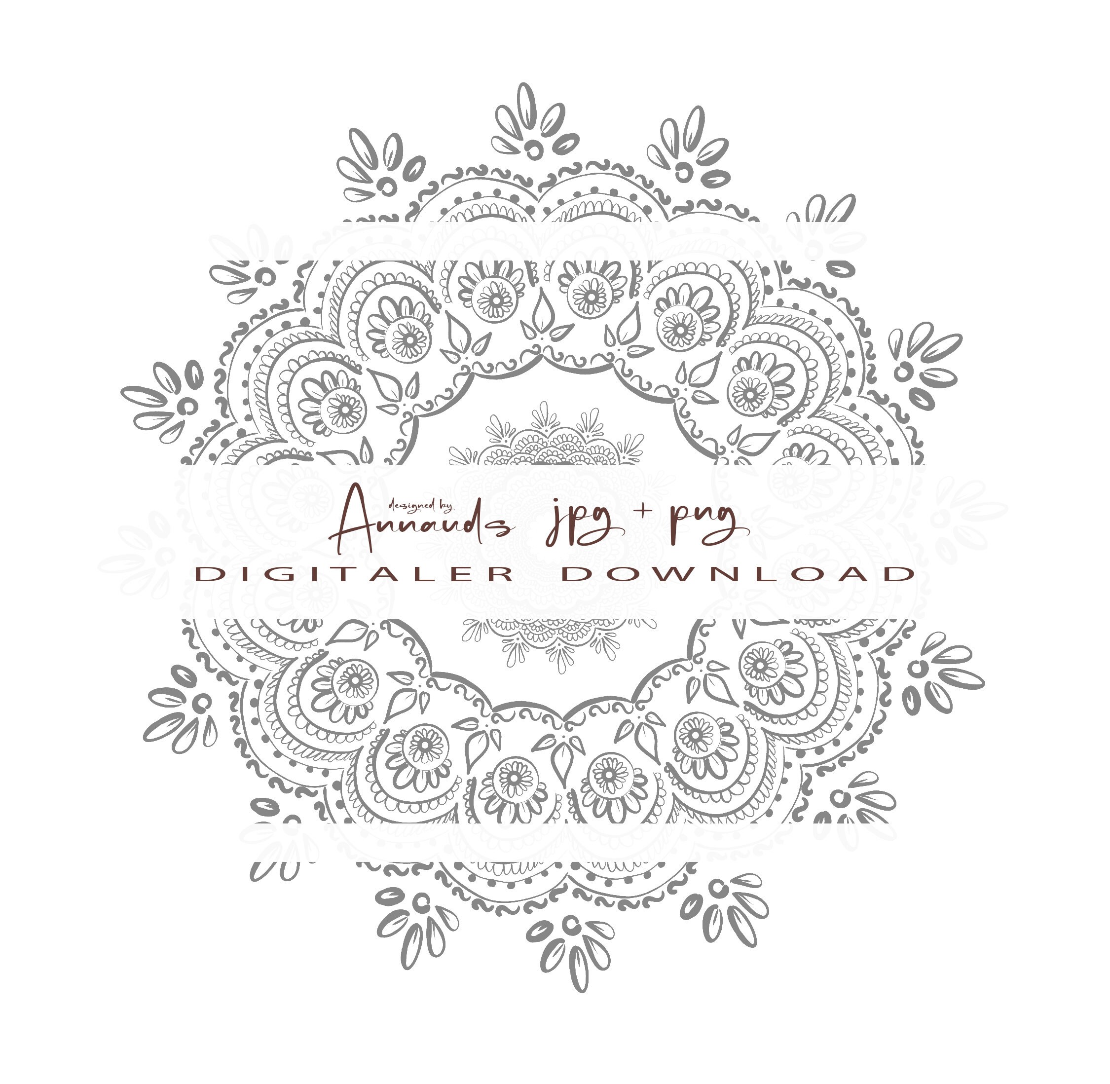 Mehndi Drawing - Etsy Israel Mehndi Drawing - Etsy Israel