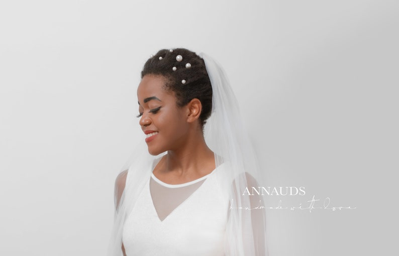 ღ Hairpins pearls bridal jewelry hair accessories image 2