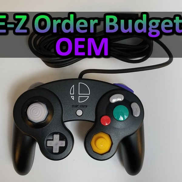 BUDGET Modifizierter Gamecube-Controller für Smash Bros. Melee und Ultimate | Snapback | Taktiles Z