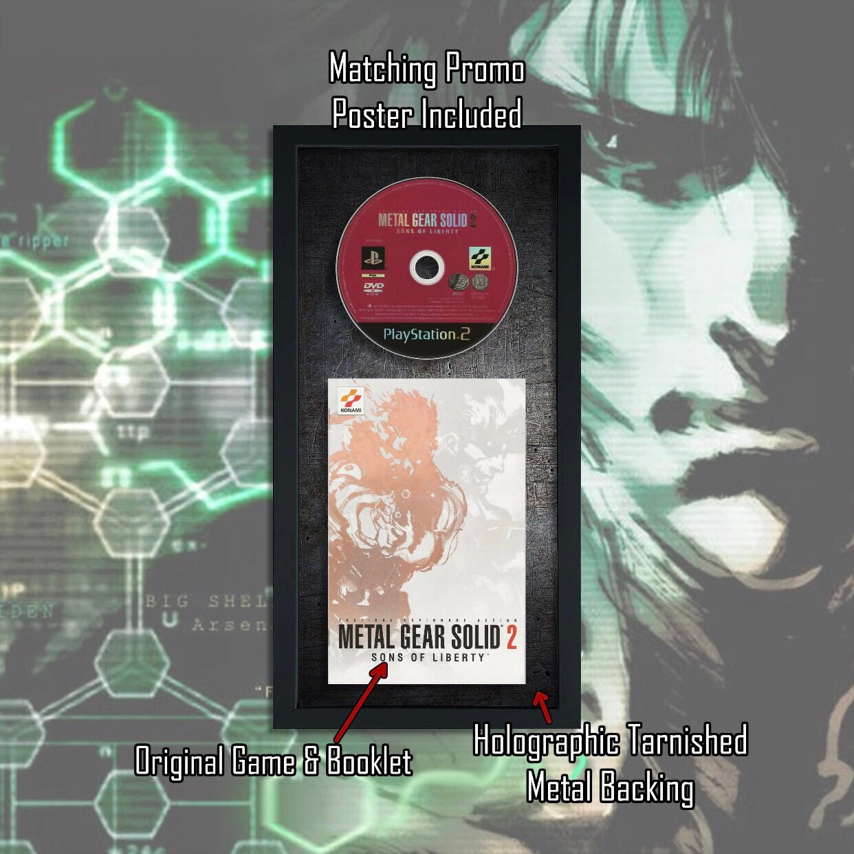 MGS2 Sons of Liberty Frame Poster - Etsy