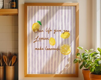 Add a Zesty Touch to Your Home - Citrus Kitchen Wall Art