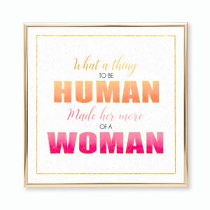 Look At Her Now by Selena Gomez Rare inspirational feminist lyrics inspired digital typography lettering print wall art canvas decor