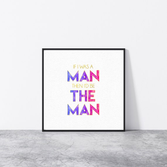The Man By Taylor Swift Lover Lyric Inspired Digital Etsy