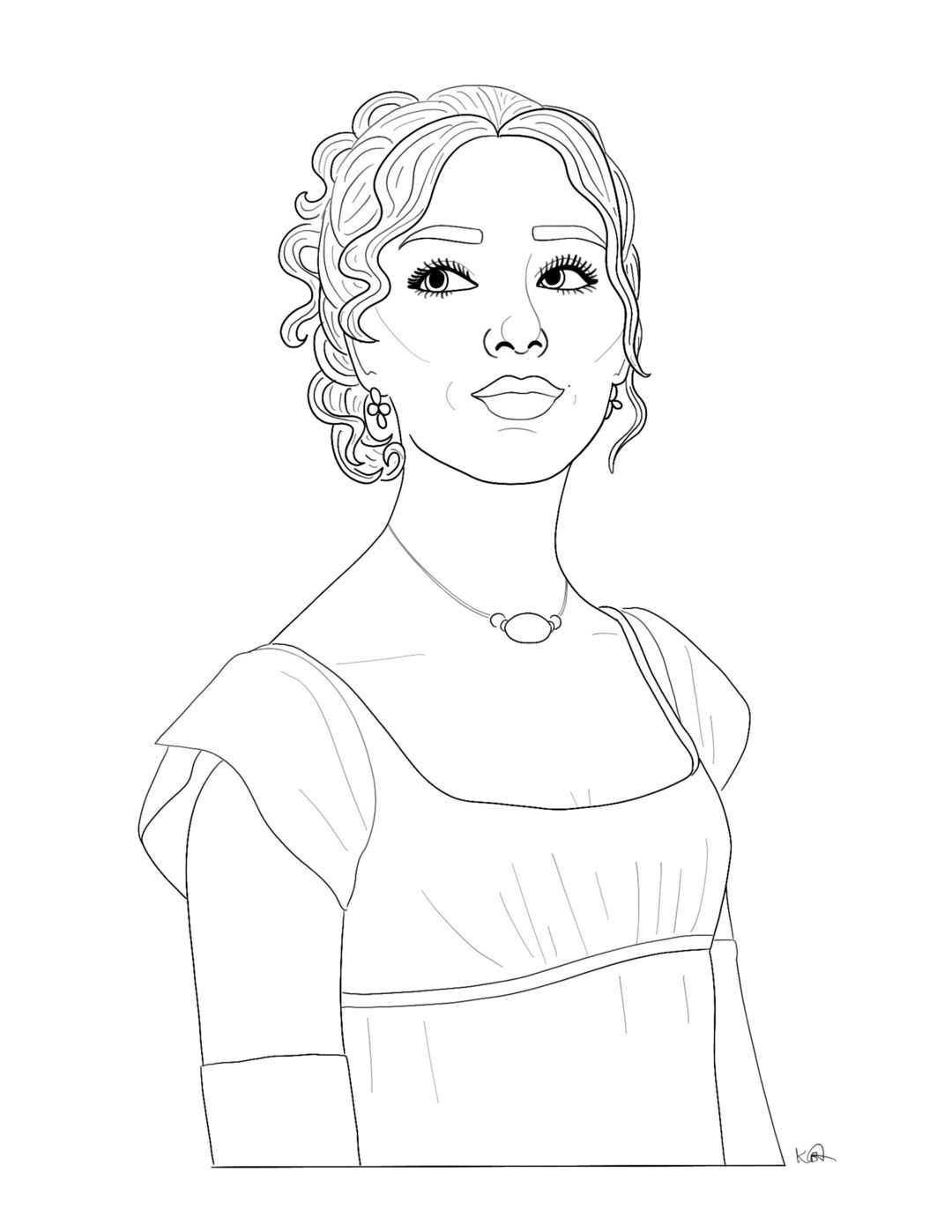 Bridgerton Coloring Pages Etsy