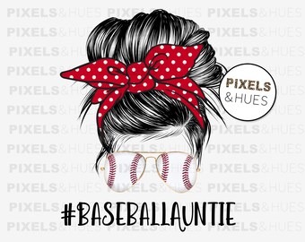 Baseball Aunt Svg Etsy